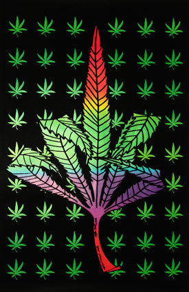 Weed Finger (Blacklight) - Poster